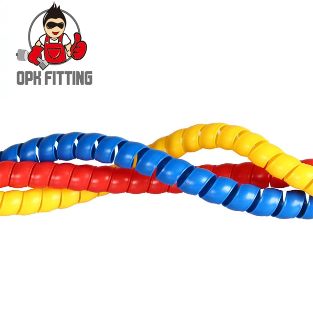 Spiral Protective Sleeve PP Plastic Hose Guard for Hydraulic Hose